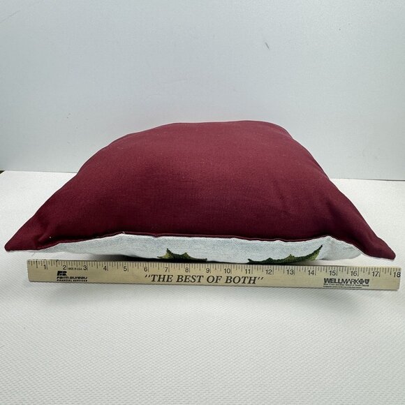 Mohawk Home Poinsettia Icon Holiday Decorative Pillow Set 17"x17" Tapestry USA - Picture 8 of 12